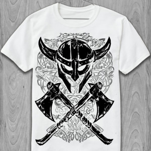 Tricou Viking cu topoare. Photo 2